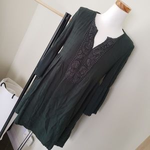 Dark Green Dress
